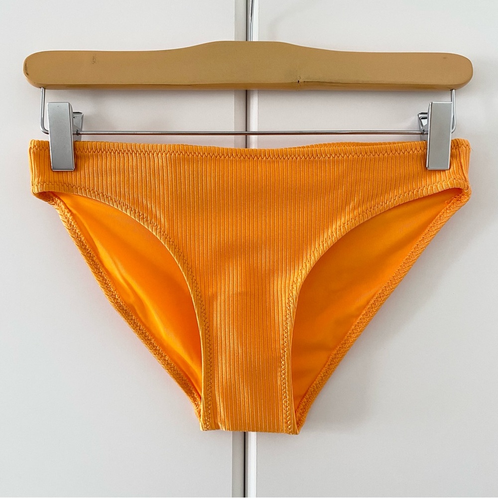 Aerie Shine Rib Full Coverage Bikini Bottom